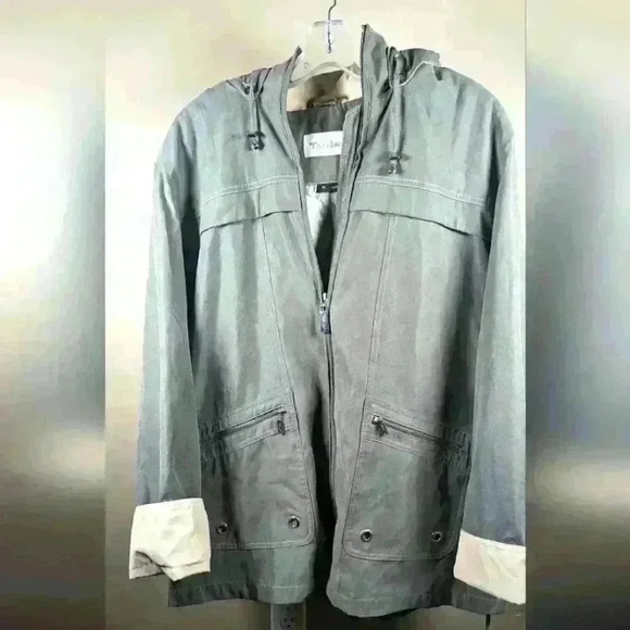 Womens Faux Suede TanJay  Wind Breaker - Size XL - Picture 1 of 11